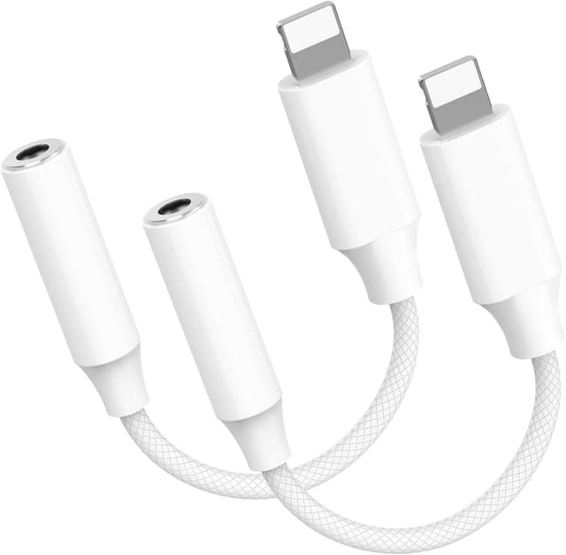 Oliveria iPhone Adapter Kopfhörer, 2 Pack Adapter iPhone Kopfhörer 🎧📱