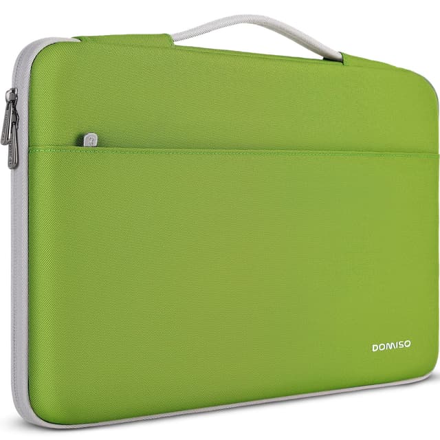 DOMISO 17 Zoll Wasserdicht Laptophülle Laptop Sleeve Case Notebook Hülle Tasche Schutzhülle - Grasgrün 17-17.3 Zoll 🌿
