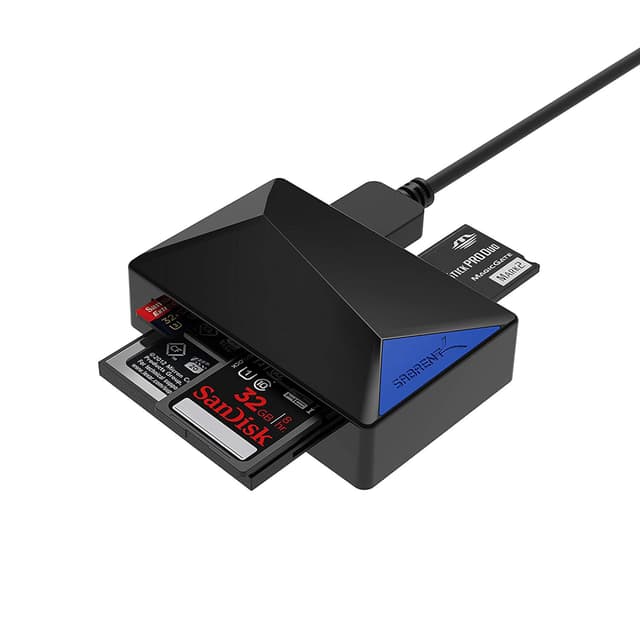 🌟SALE🌟 SABRENT SD/Micro SD Kartenleser 4 IN 1 USB 3.2 gen 1 Kartenleser