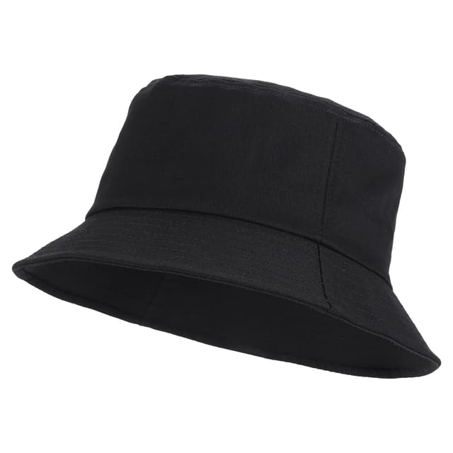 🎩 Umeepar 100% Baumwolle Fischerhut Sonnenhut Sommerhut Hut Schwarz 🌞