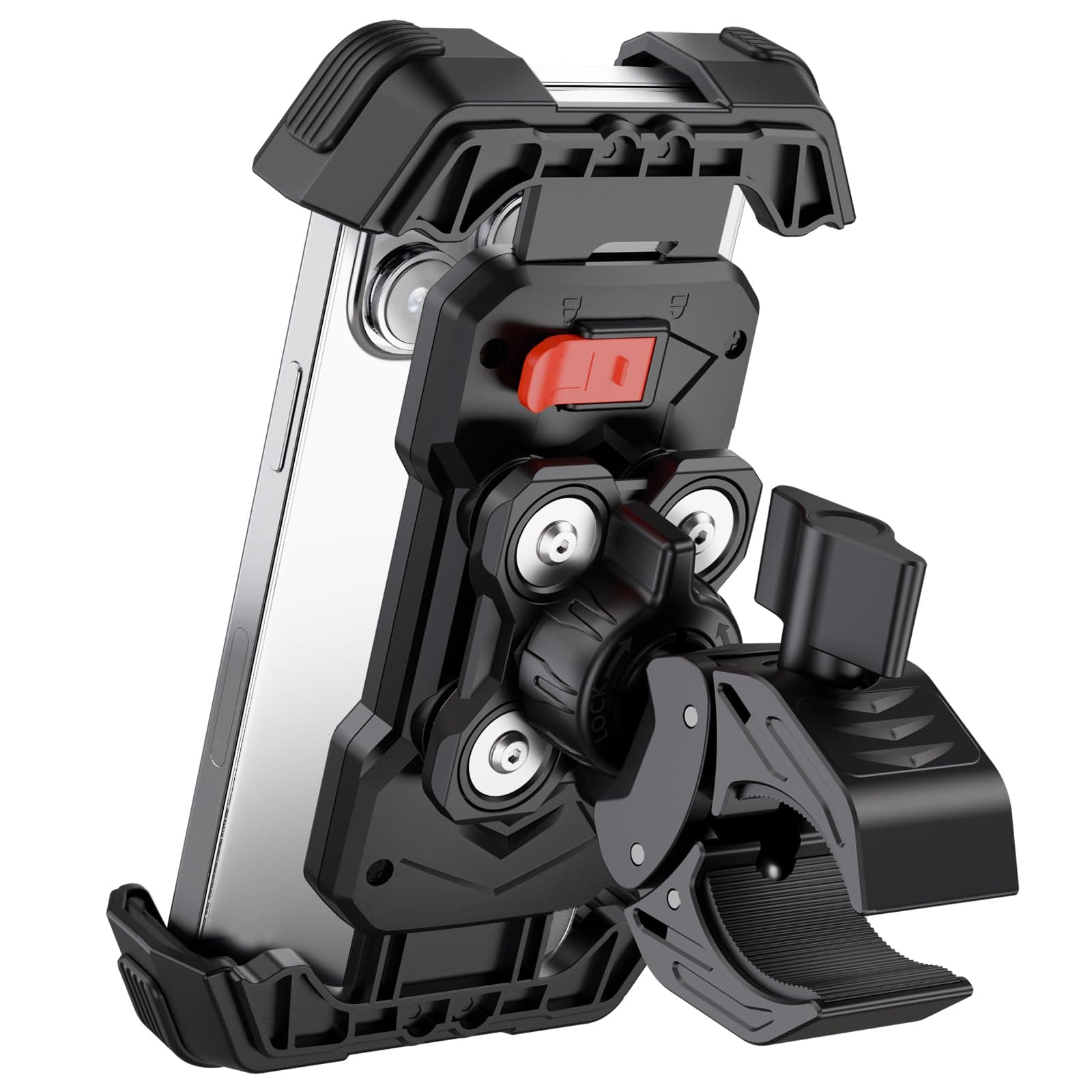 🏍️ Grefay Motorrad Handyhalterung 360° Drehbar Lenker Halter für iPhone & Smartphone