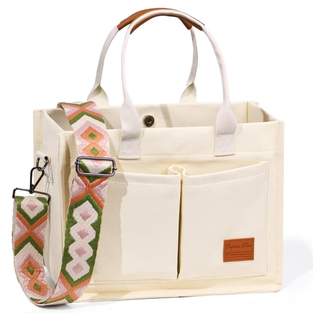 Captain Blues Canvas Tasche Damen - Große Tote Bag für stilvolle Frauen 👜🌸