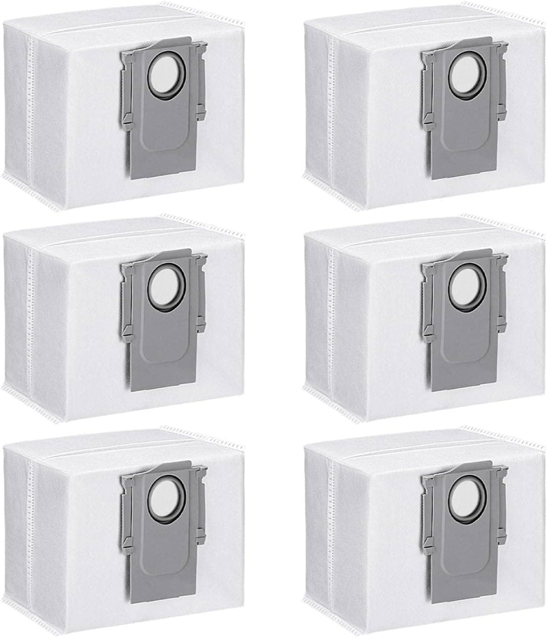 🌟 6 Stück Staubbeutel für Roborock S7 MaxV Ultra / Q7+ / Q7 Max+ /T8 / Q5+ Staubsauger 🌟