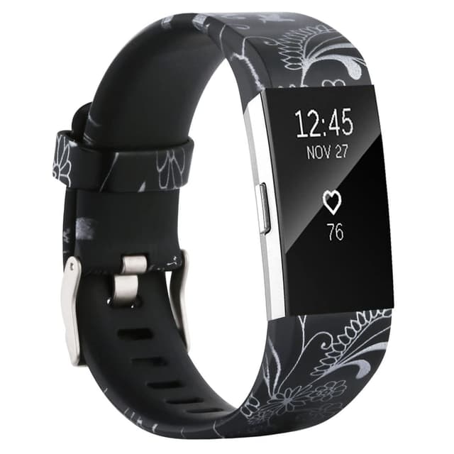 Buntes Silikon Ersatzarmband für Fitbit Charge 2 - Große Größe ⌚👍😃