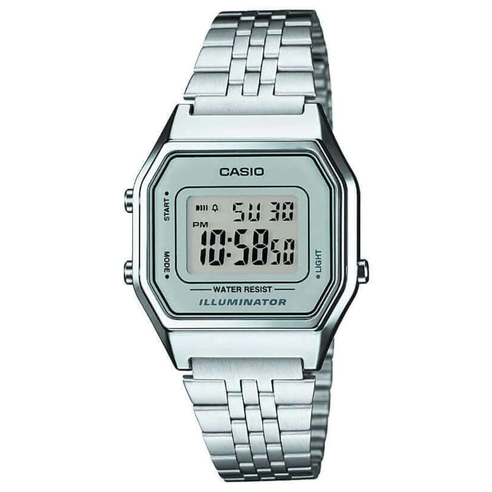 Casio Collection Damen Retro Armbanduhr LA680WEA Grau ⌚🌟