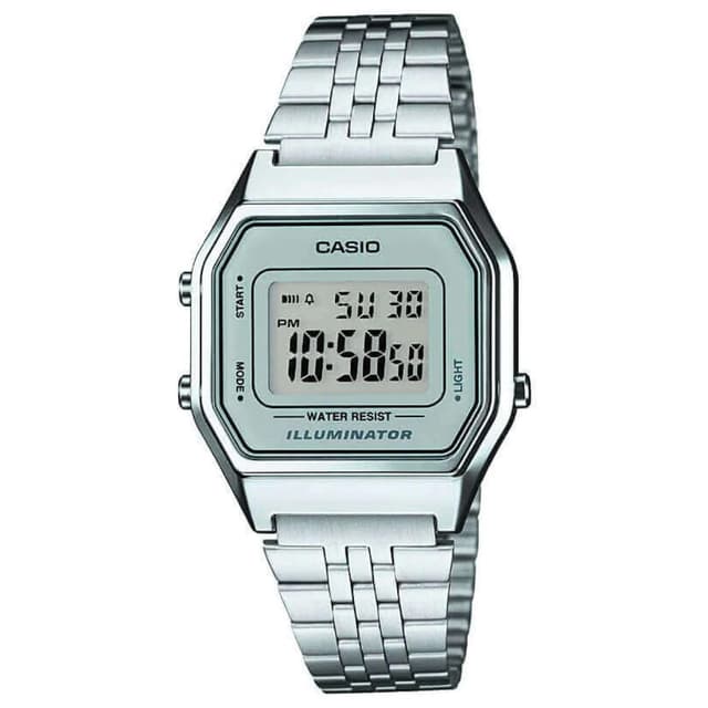 Casio Collection Damen Retro Armbanduhr LA680WEA Grau ⌚🌟