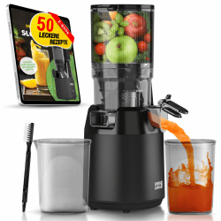 LEBENLANG Entsafter Slow Juicer - Inkl. Rezeptbuch & Große 130mm Öffnung 🥒 Angebot bei HelloDeals