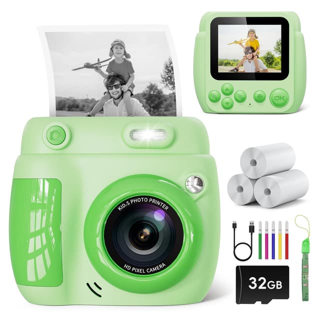 LETSHAHA Kinderkamera Sofortbildkamera 20MP 2.4 Zoll Bildschirm 📸