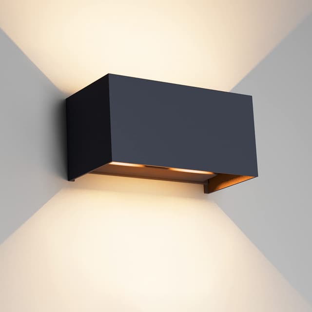 Klighten 24W LED Wandleuchte Innen/Außen 3000K IP65 Wand UP Down
