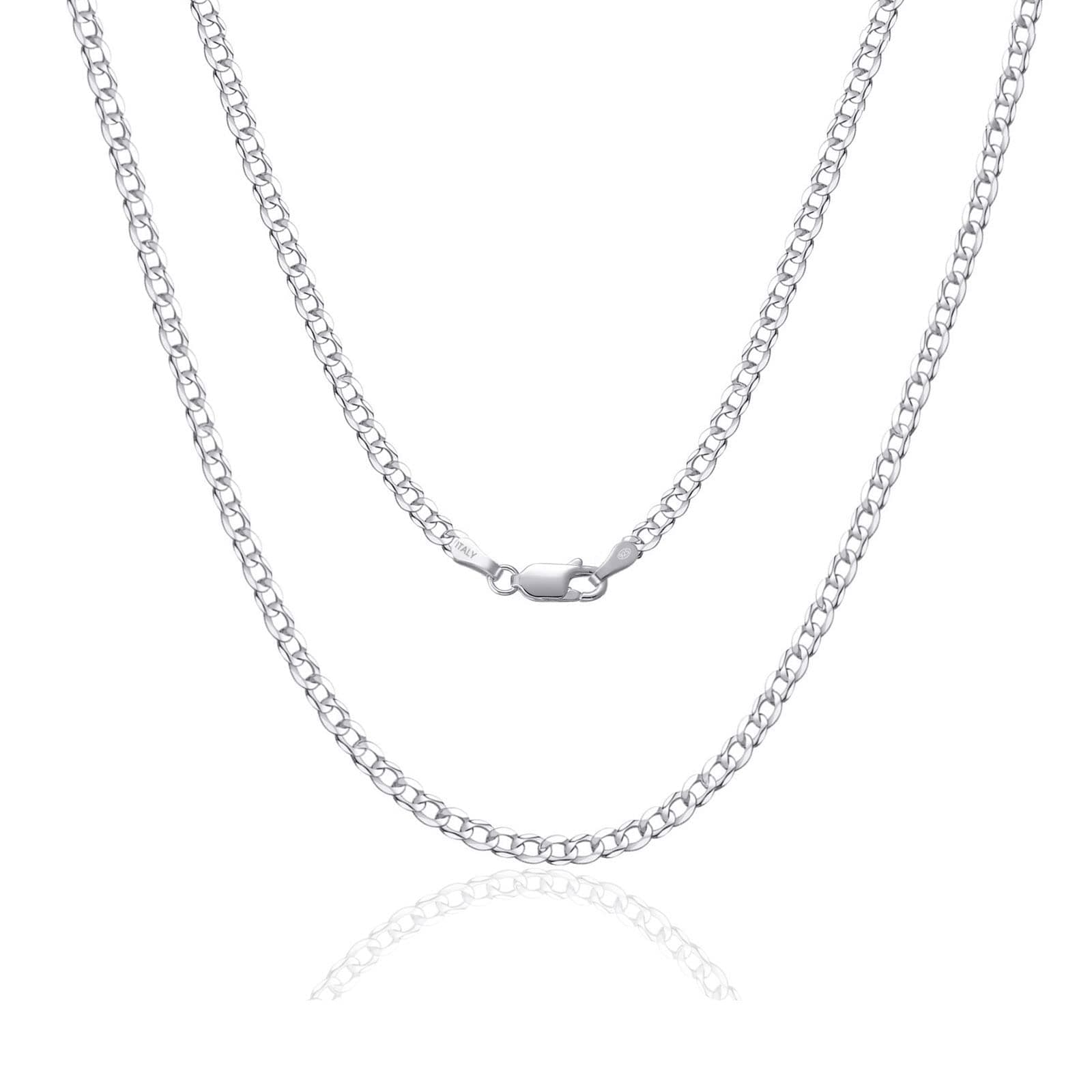 SILBERTALE 925 Sterling Silber Panzerkette 2mm Breit Halskette 😍
