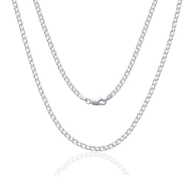 SILBERTALE 925 Sterling Silber Panzerkette 2mm Breit Halskette 😍