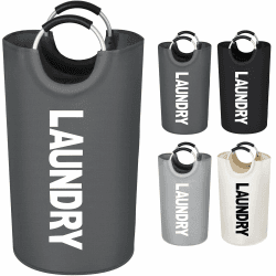 🧺 Votoko Wäschesammler mit Griff, 82L Wäschekorb - Grau 82L Angebot bei HelloDeals