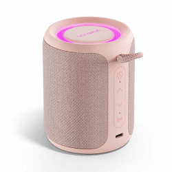 Deeyaple Bluetooth-Lautsprecher 🎵 Wasserdicht IPX7 - 15 W - Rosa Angebot bei HelloDeals