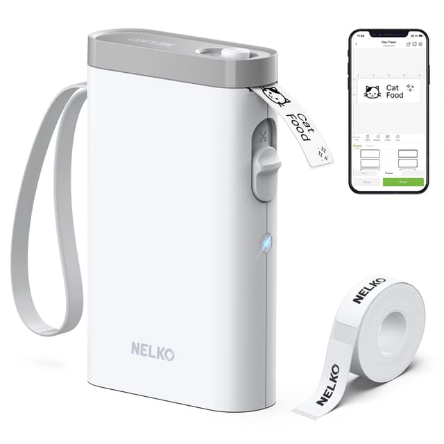 🏷️ Nelko Etikettendrucker P21 - Tragbarer Mini Label Printer