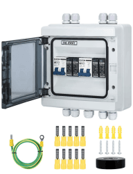 🌞🔌💡 PV DC Trennschalter Blitzschutz Leitungsschutzschalter - Solar Spannungsschutz für Photovoltaik Angebot bei HelloDeals