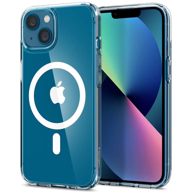 📱 Spigen Ultra Hybrid MagFit Hülle für iPhone 13 -Weiß | Magnetisch | Magsafe Kompatibel
