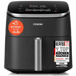 🔥 Cosori Turboblaze Airfryer Heißluftfritteuse 9-in-1 XXL 6L 🍟🍳🥧 Angebot bei HelloDeals