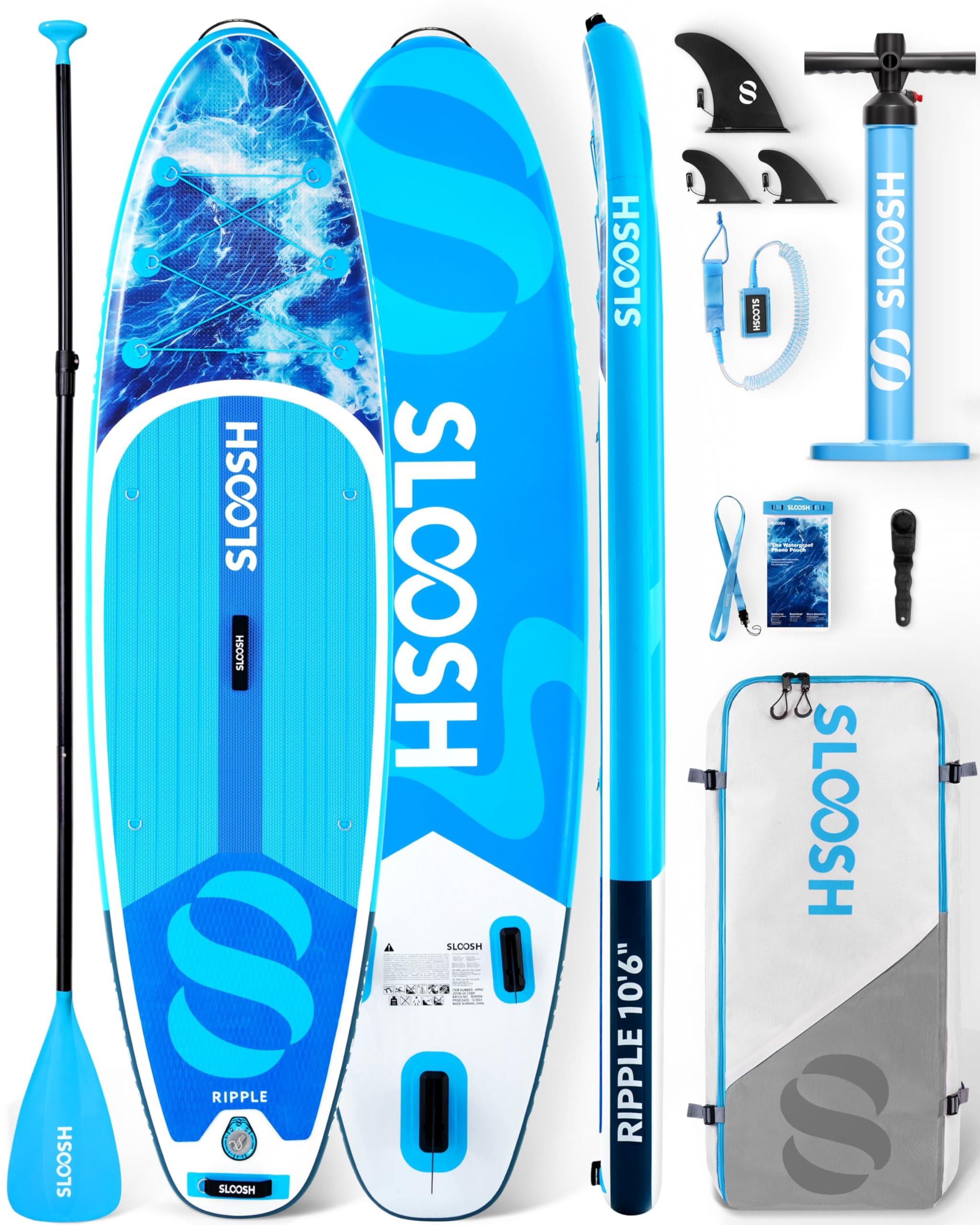 🏄‍♂️ SLOOSH Aufblasbares Stand-Up-Paddle-Board 10'6' Angebot! 🌊