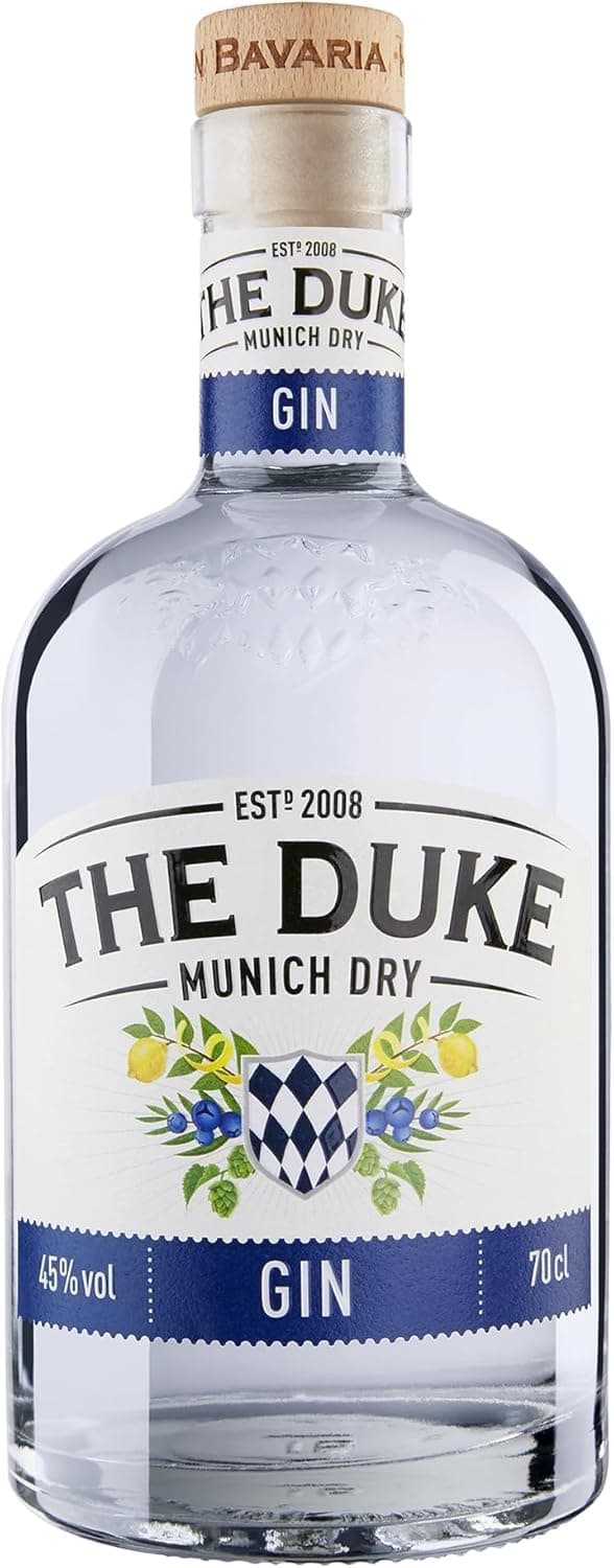 🍸🌿 THE DUKE - Munich Dry Gin - Bio Gin mit Wacholder, Hopfen & Malz - 45% vol.