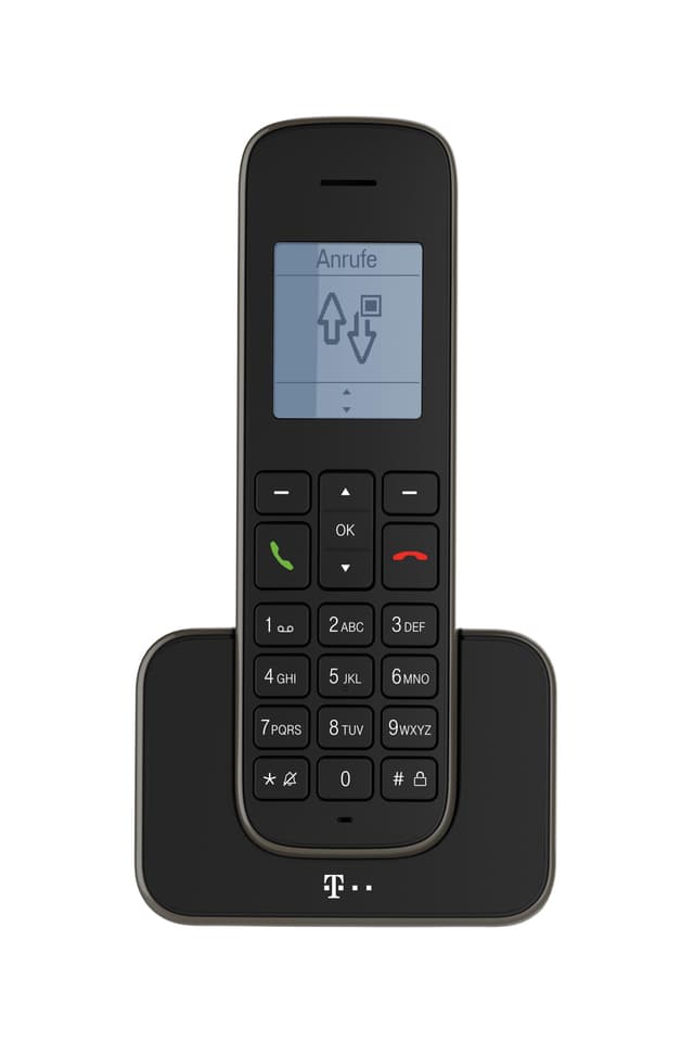 📞 Telekom Sinus 207 Schwarz Telefon ohne Anrufbeantworter 📱