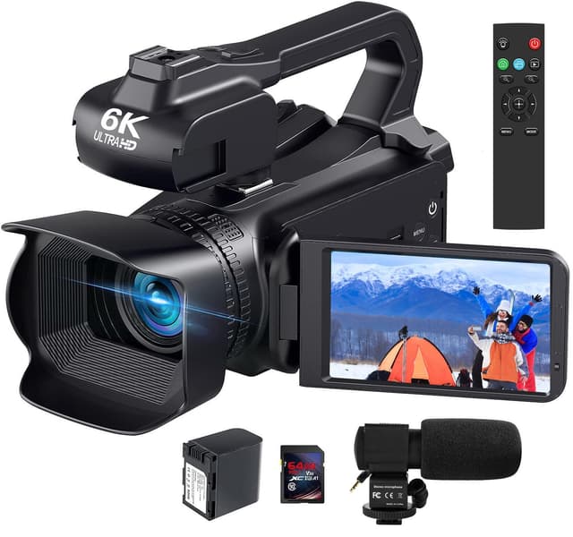 Videokamera 6K 64MP HD Camcorder 📹🌟