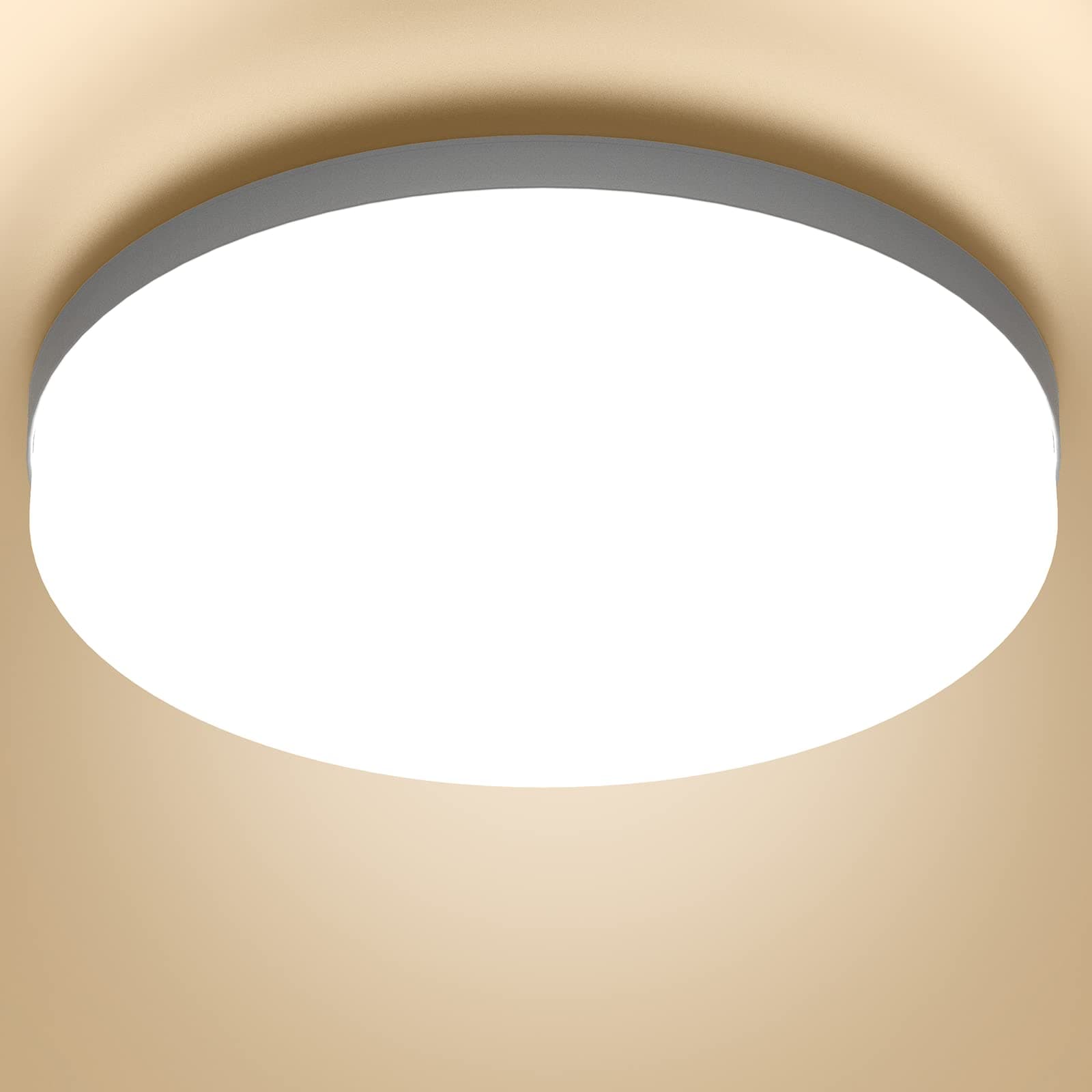 MGEELED Deckenlampe LED Deckenleuchte, 36W 4000K 4300LM IP44 Wasserfest 🌟