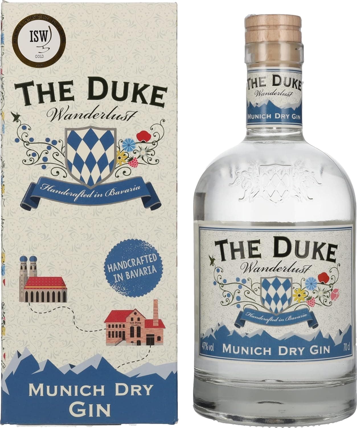 🌸🍇🥀 THE DUKE Wanderlust Gin - Bio Gin mit Wacholder, Himbeere & Rose 🌱🍹🍬