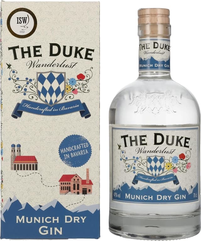 🌸🍇🥀 THE DUKE Wanderlust Gin - Bio Gin mit Wacholder, Himbeere & Rose 🌱🍹🍬