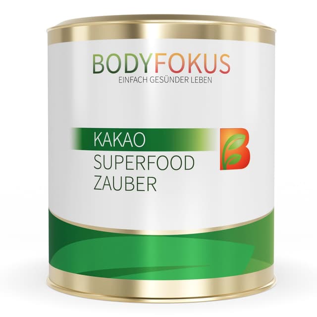 Angebot: BodyFokus Kakao Superfood Zauber 🍫 | 74% Kakao - 12% Polyphenole