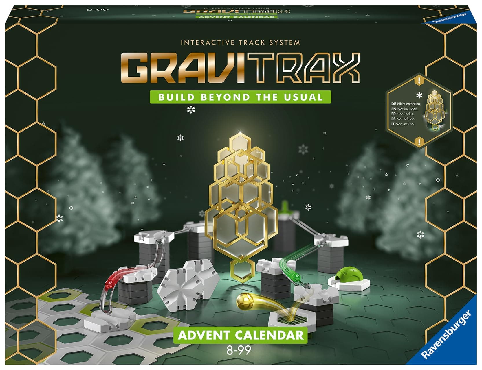 🎁 Ravensburger GraviTrax Adventskalender - Tolles Konstruktionsspielzeug für Kinder