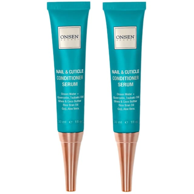Onsen Nagelhaut Reparaturcreme (2x30ml) - Feuchtigkeitspflege für Trockene Nagelhaut