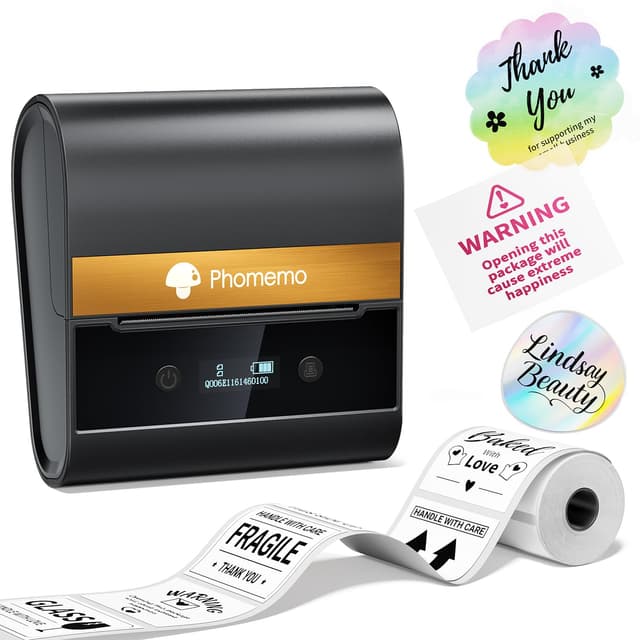 🏷️ Phomemo M260 Etikettendrucker - Tragbarer Bluetooth Thermo Etikettendrucker