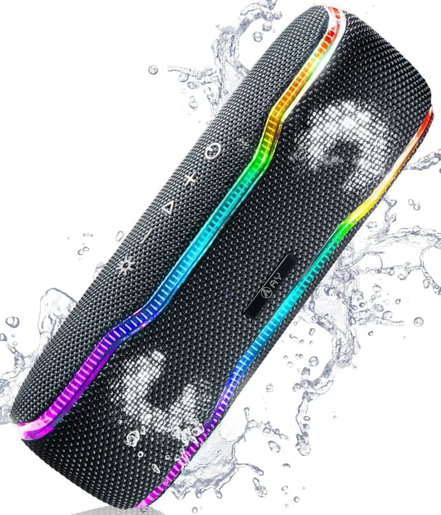 🔊 AY Bluetooth Lautsprecher Musikbox Tragbarer IPX7 Wasserdicht Bluetooth Box 🎶