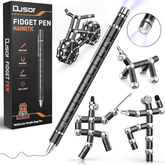 Dusor Geschenke für Männer - Magnetic Fidget Pen - Schultüte Füllung für Einschulung und Geburtstag