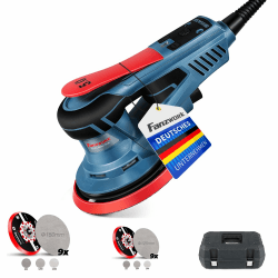 FANZWORK Bürstenloser Exzenterschleifer HG0024 mit 125mm/150mm Schleifteller Set 🛠️ Angebot bei HelloDeals