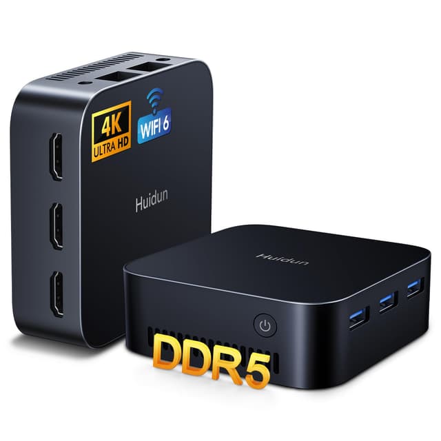 Huidun H20 Mini PC Alder Lake N95 16GB 512GB SSD Windows 11 Pro Mini-Computer