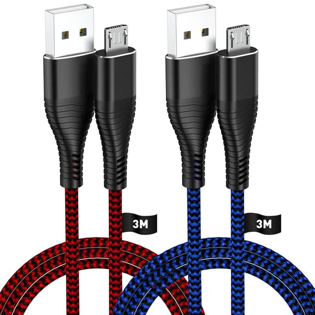 HUNYYN PS4 Controller Ladekabel 2er Pack - 🎮🔌