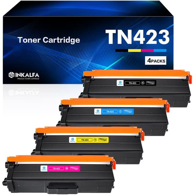 🖨️ Toner Kompatibel für Brother TN-423 TN421 MFC L8690CDW | 4-Pack Schwarz Cyan Gelb Magenta