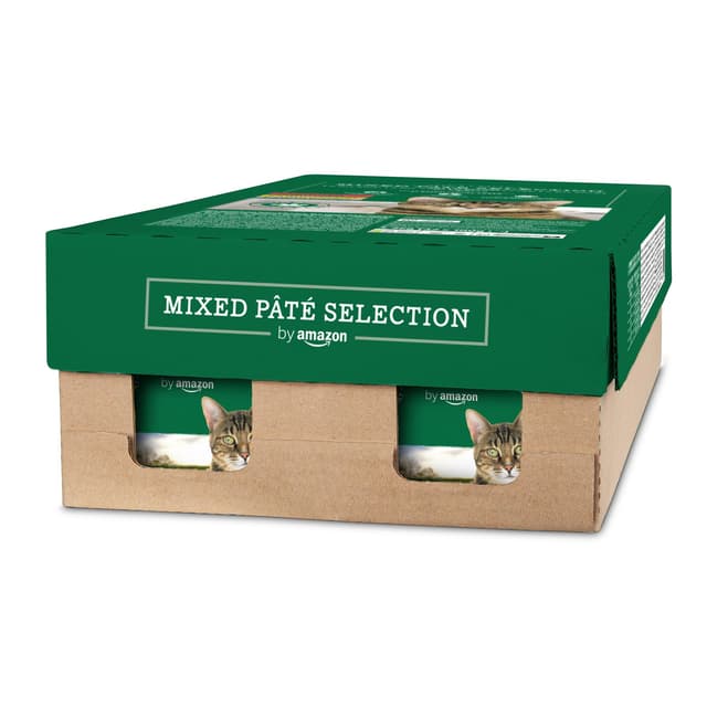 🐱🥘 by Amazon Katzenfutter, nass, Pastete, gemischt, 100 g, 32 Stück