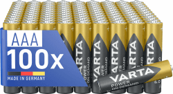 VARTA Batterien AAA, 100 Stück, Power on Demand, Alkaline, Made in Germany 🇩🇪 Angebot bei HelloDeals