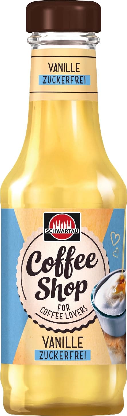 Schwartau Coffee Shop Zuckerfreier Vanille-Sirup - Barista-Qualität für Kaffee-Kreationen 🌟