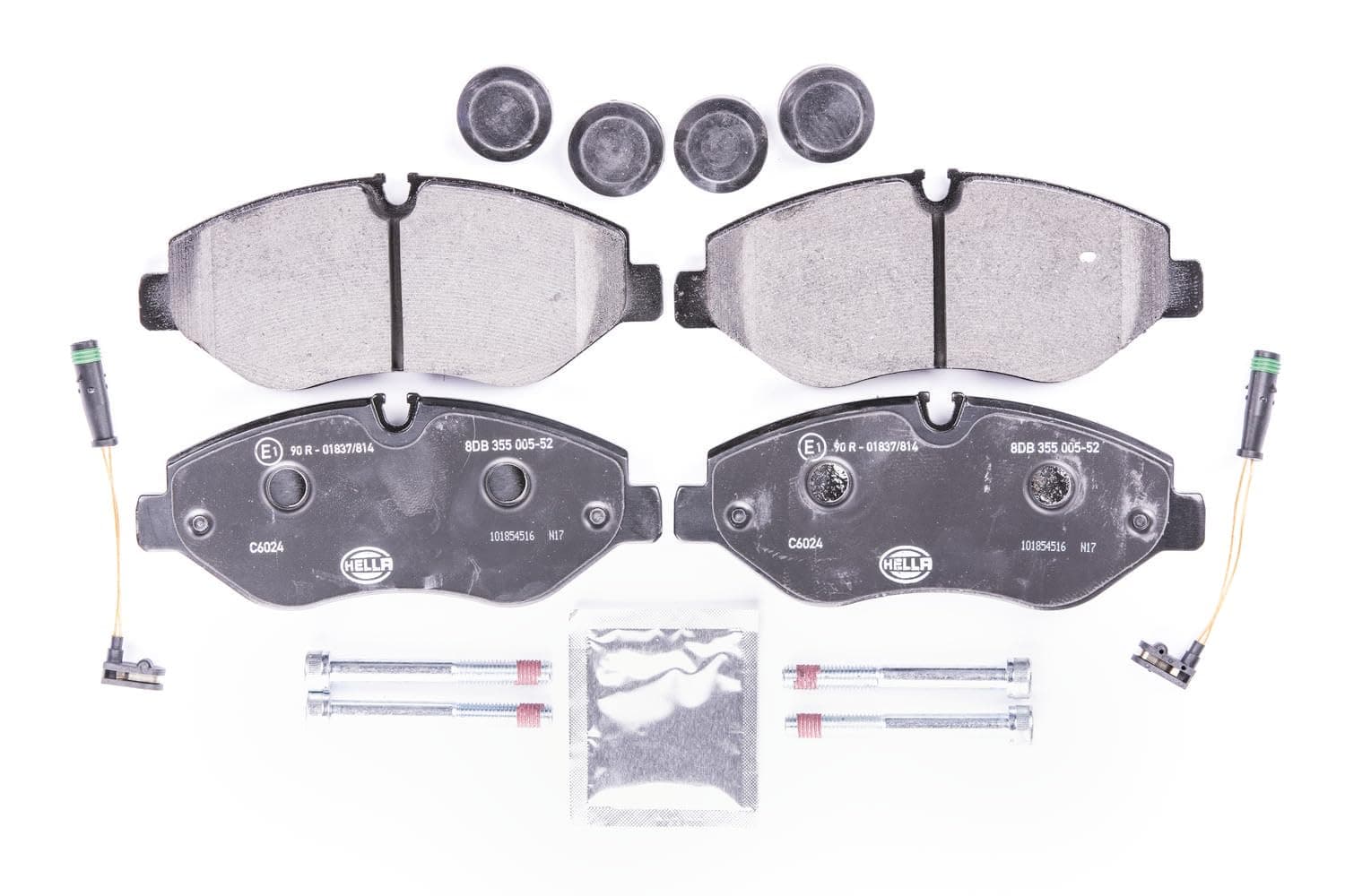 🔥 DEAL: HELLA PAGID 8DB 355 005-521 Bremsbelagsatz - C6024 - Dicke/Stärke: 20.9mm