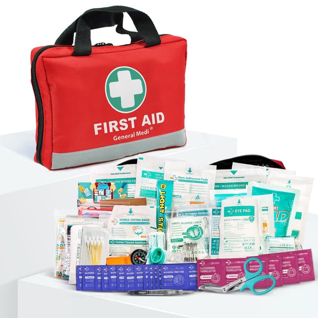 General Medi Erste Hilfe Set - 309-teiliges Premium Erste-Hilfe-Set 🚑🏥🔥