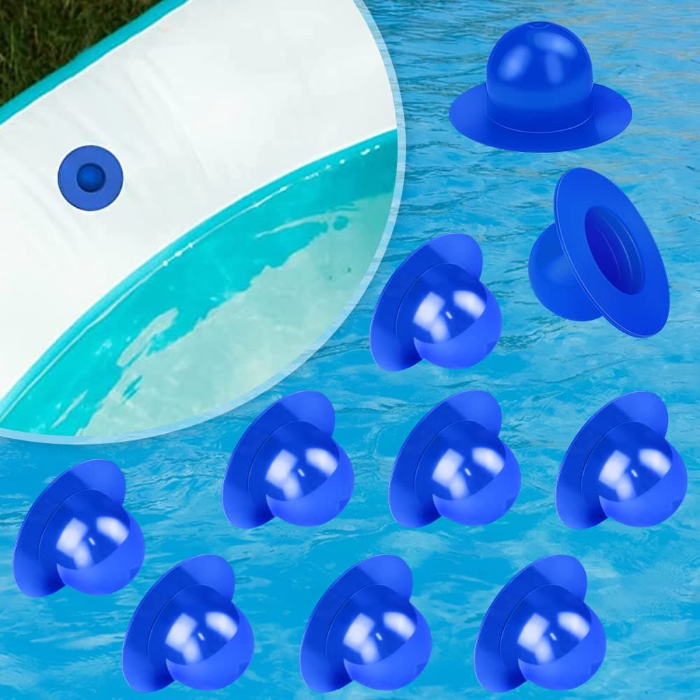 RMENOOR 10 Stück Pool Stopfen Schwimmbad Dichtstopfen 🏊