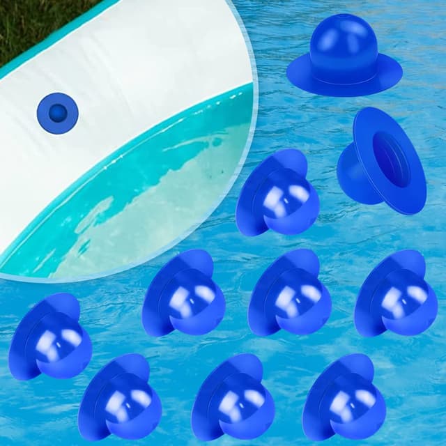 RMENOOR 10 Stück Pool Stopfen Schwimmbad Dichtstopfen 🏊