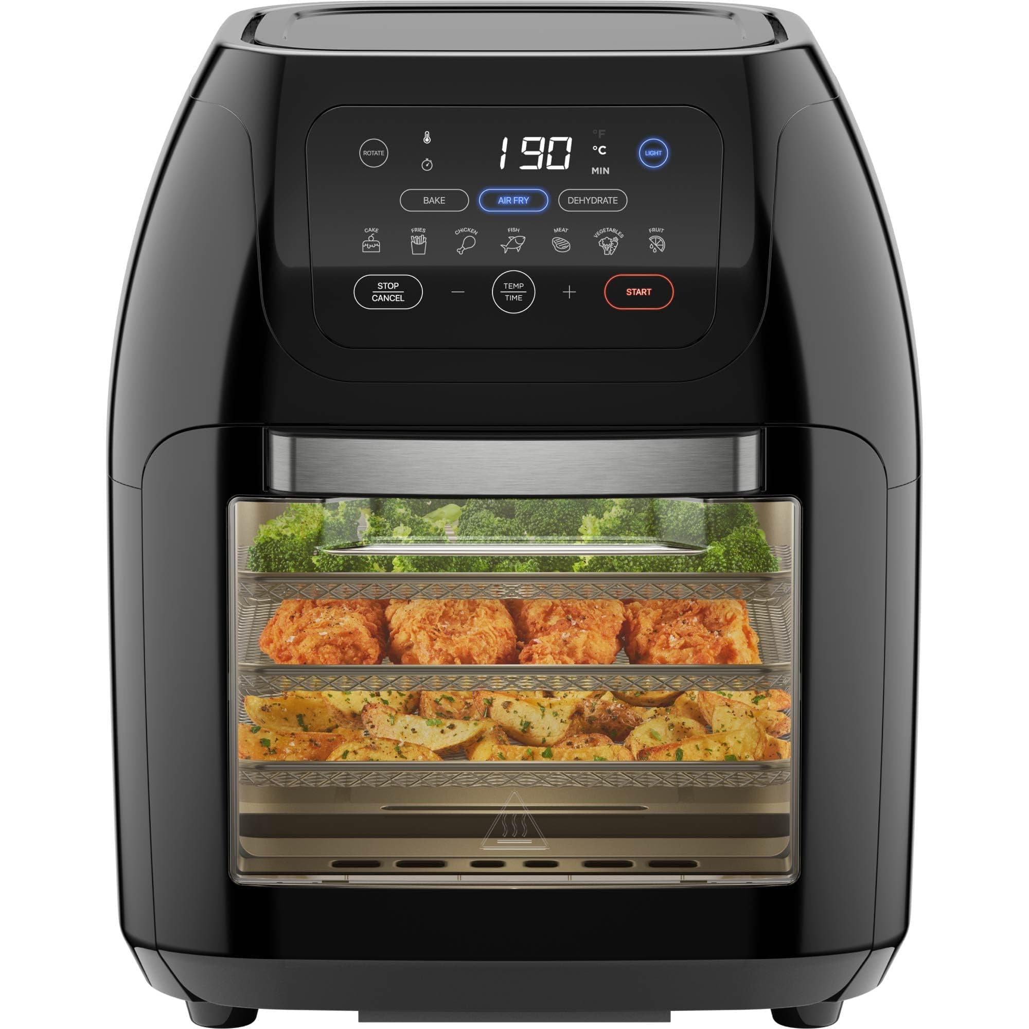 🍳 Chefman Multifunktionale Digitale Heißluftfritteuse + Rotisserie 🍗🍟