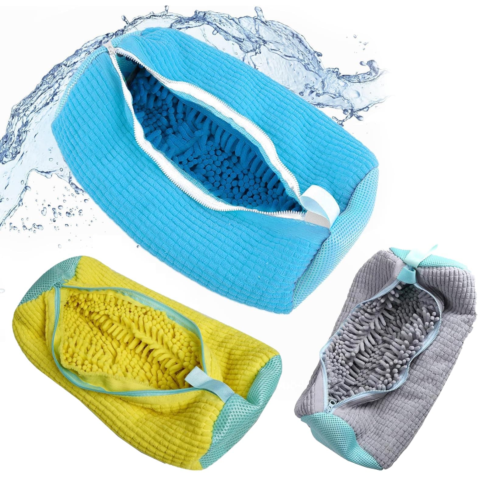3er Pack für Schuhwaschbeutel 🛡️🧼