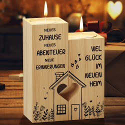 KAAYEE Einzugsgeschenke Wohnung 🎁 Kerzenständer Einweihungsgeschenk