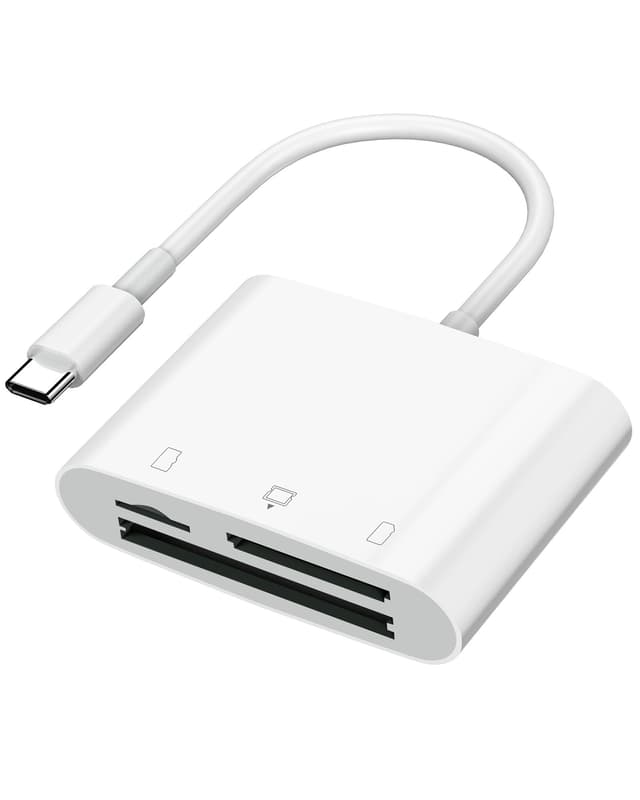 🌟 SUNTRSI SD Kartenleser USB C für iPhone 15/Android Phone/iPad/Mac/Laptop 🌟