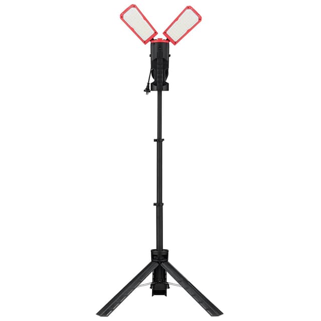 🔦🔧 Baustrahler LED Arbeitsleuchte - 2x50W 12000LM LED Baustellenlampe Dimmbar mit Stativ, IP54